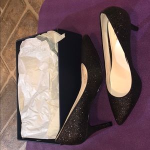 Cole Haan Pump 8.5 black glitter